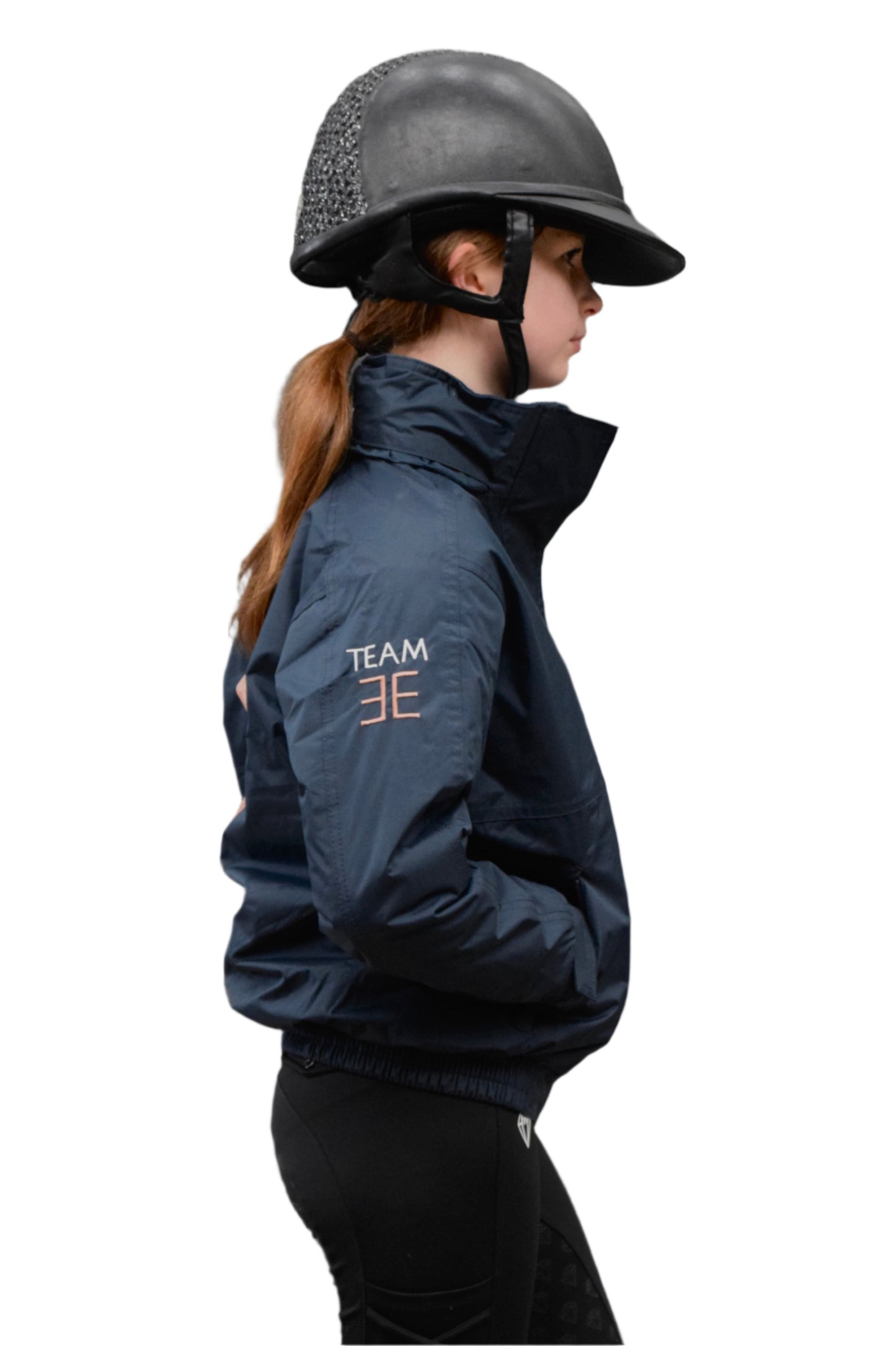 Waterproof Team Jacket (Navy) - Eclat Equestrian Online