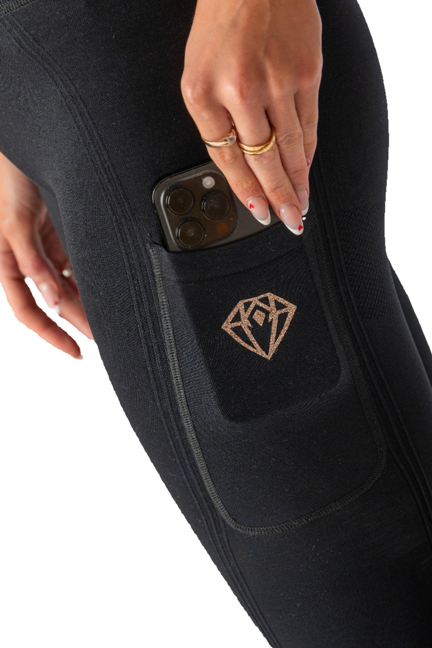 Pro Leggings with Pocket (Black) - Eclat Equestrian Online