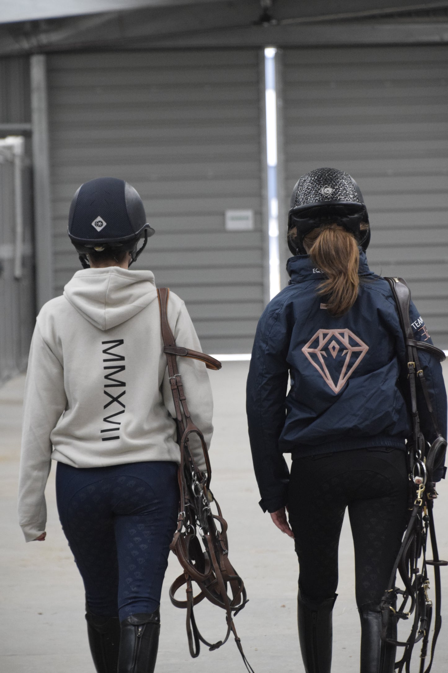 Waterproof Team Jacket (Navy) - Eclat Equestrian Online