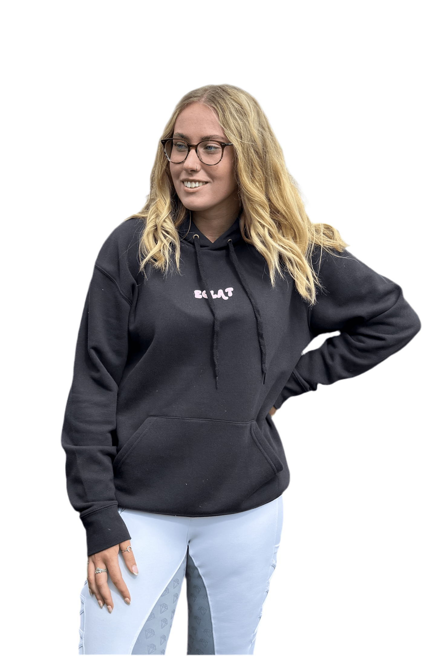 Season One Puff Hoodie (Black) - Eclat Equestrian Online