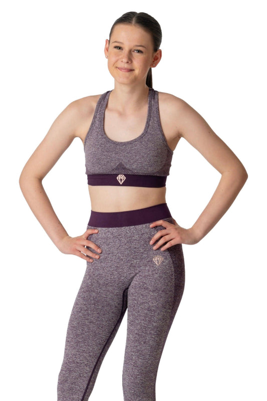 Power Sports Bra (Purple) - Eclat Equestrian Online