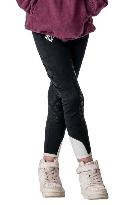 Young Rider Leg Ups (Black) - Eclat Equestrian Online