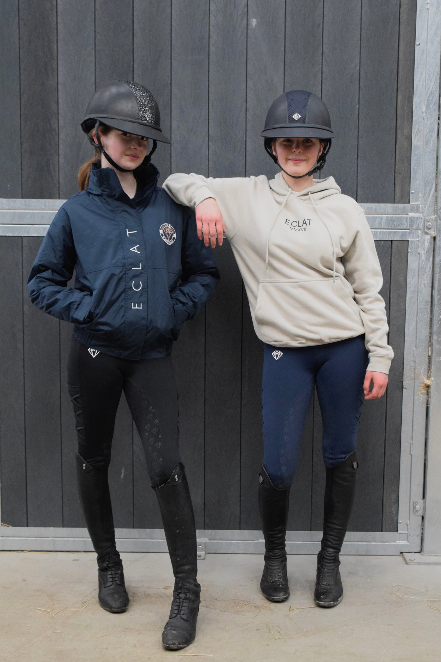 Waterproof Team Jacket (Navy) - Eclat Equestrian Online