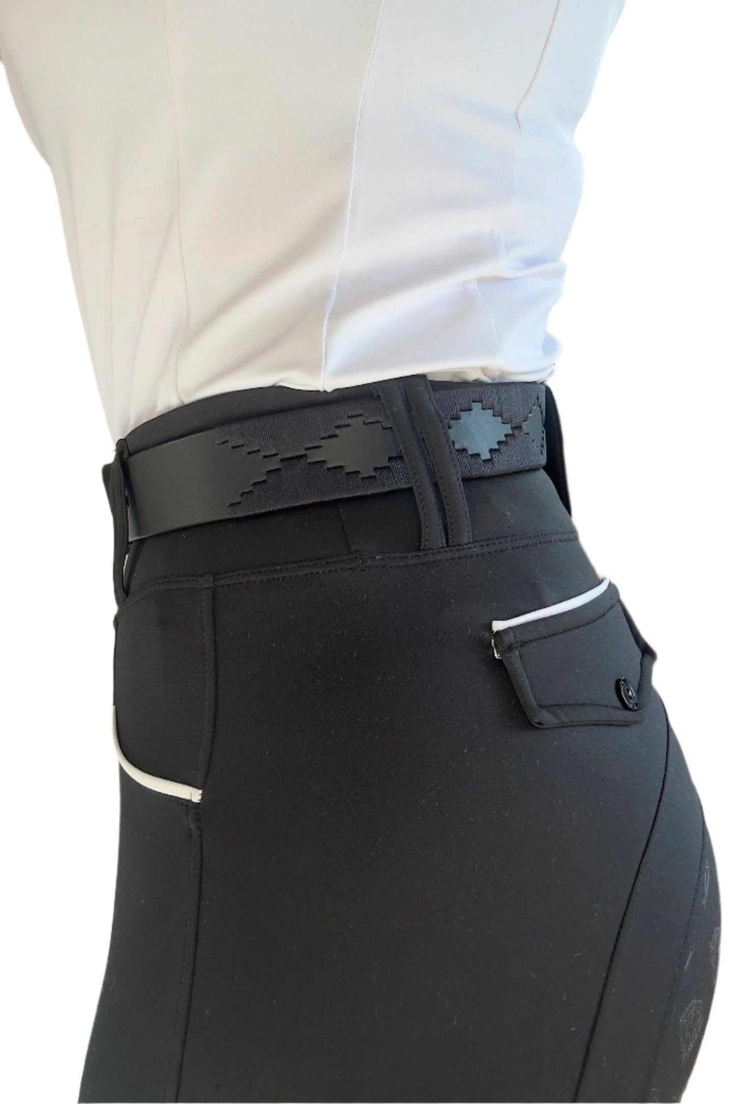 Matte Black Polo Belt - Eclat Equestrian Online