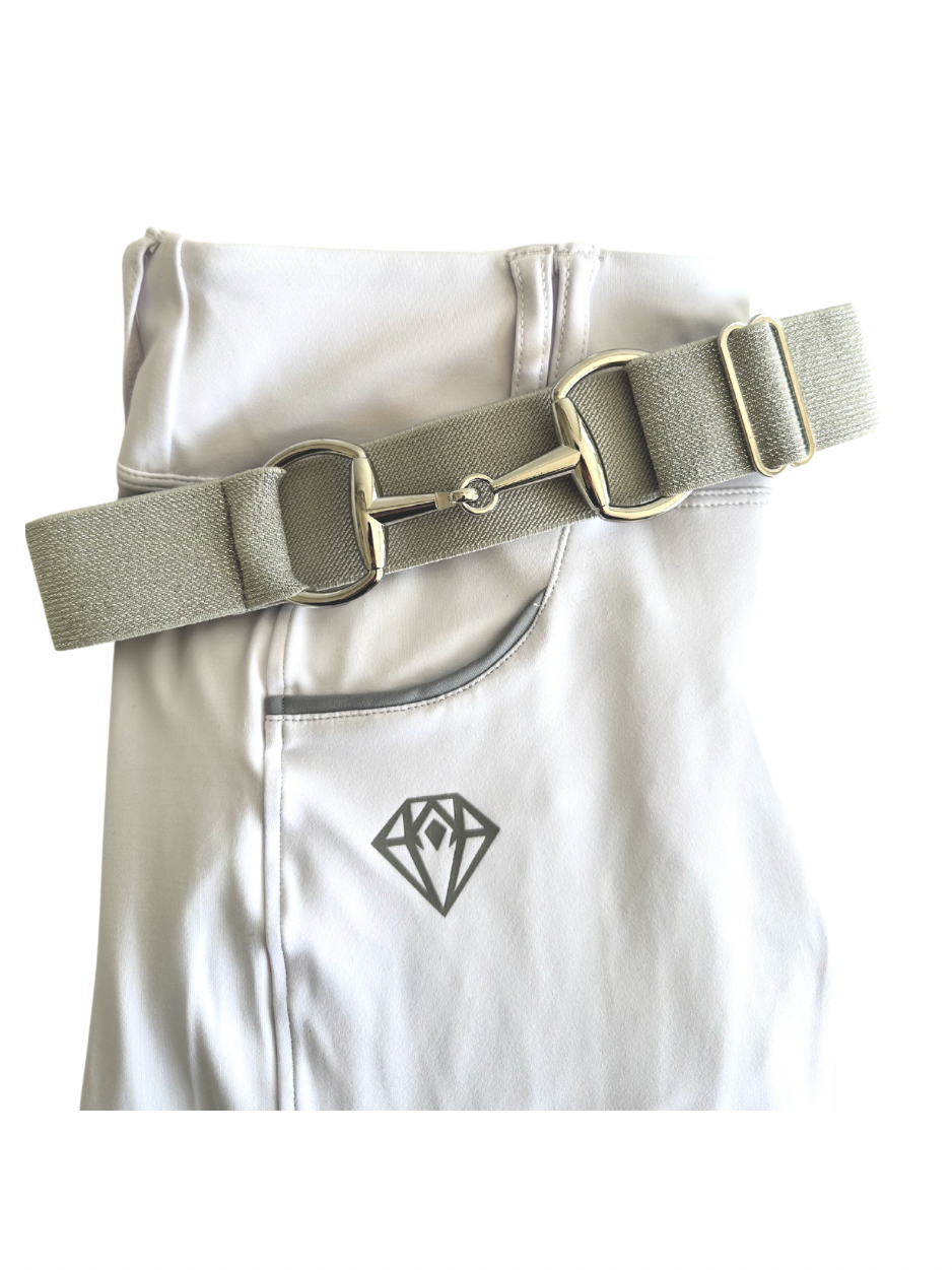 Snaffle Belt (Silver Sparkle)