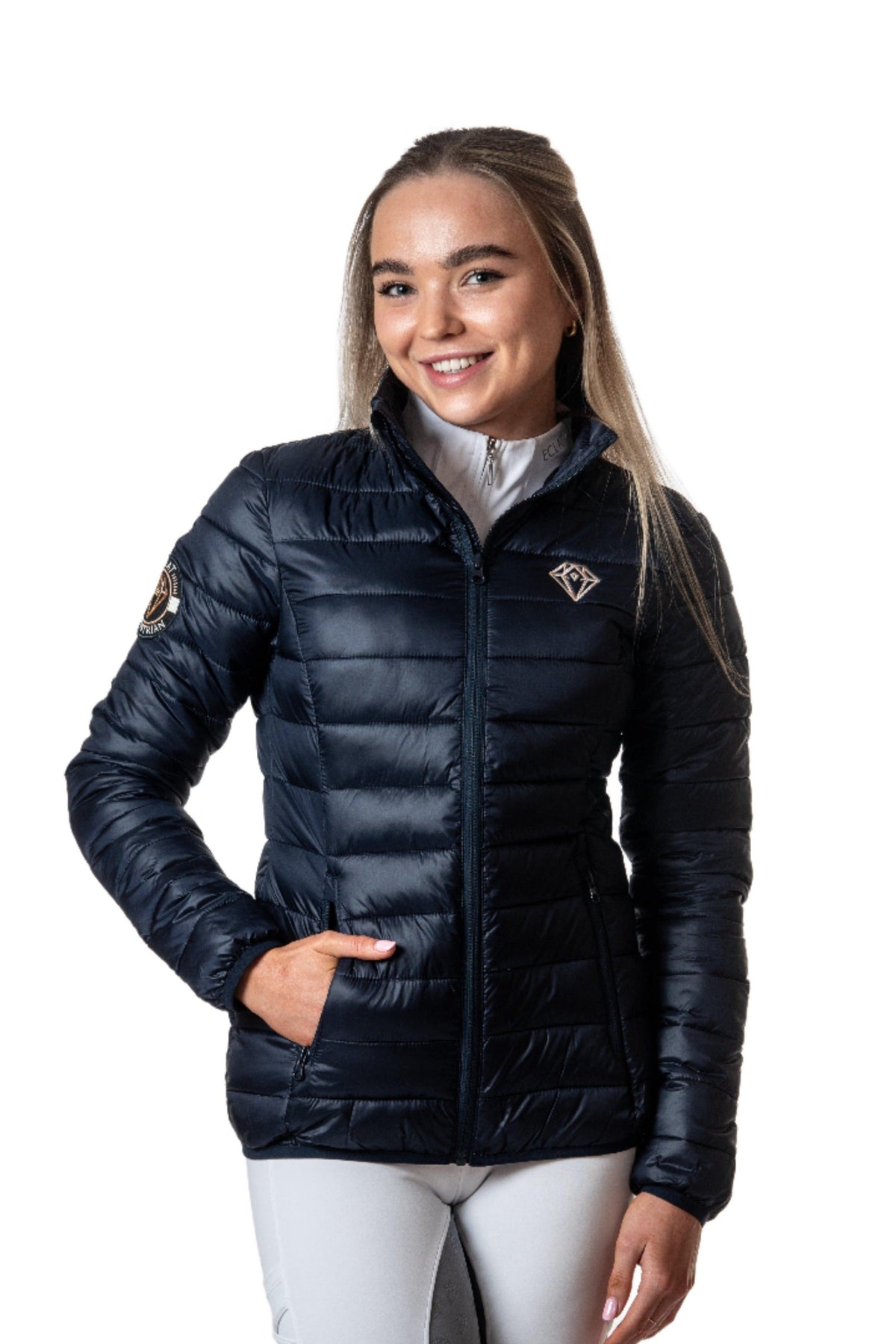 Contour Jacket (Navy) - Eclat Equestrian Online