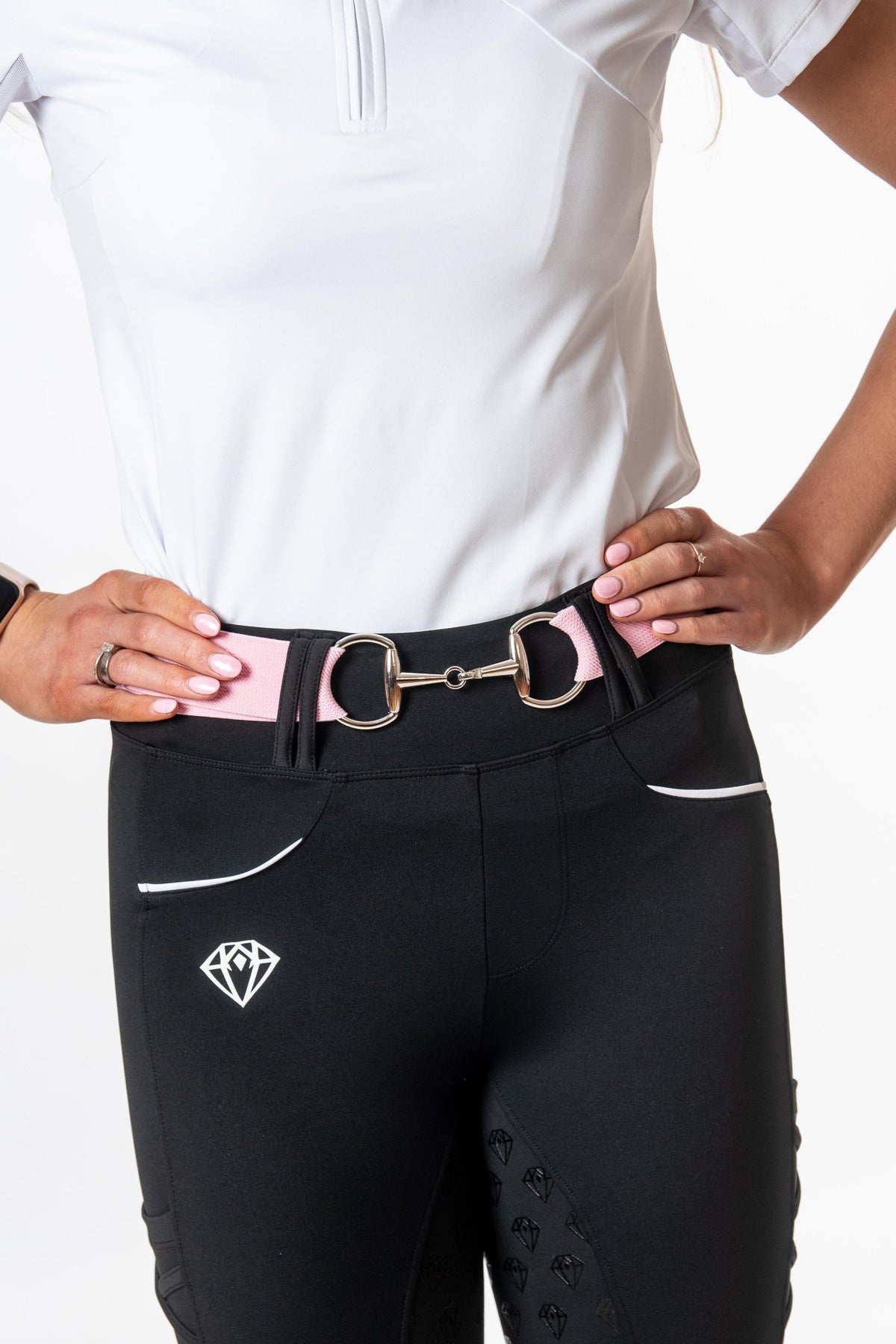 Snaffle Belt (Pink) - Eclat Equestrian Online