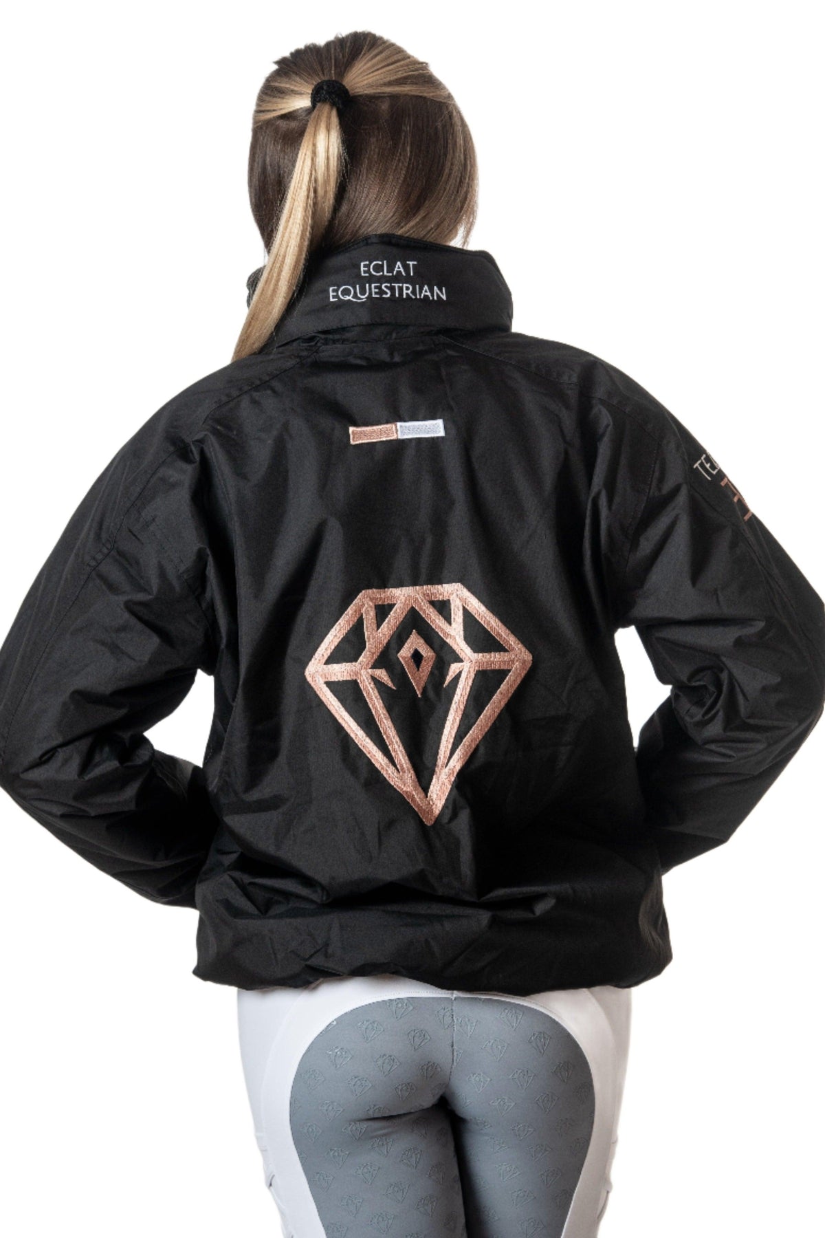 Waterproof Team Jacket (Black) - Eclat Equestrian Online