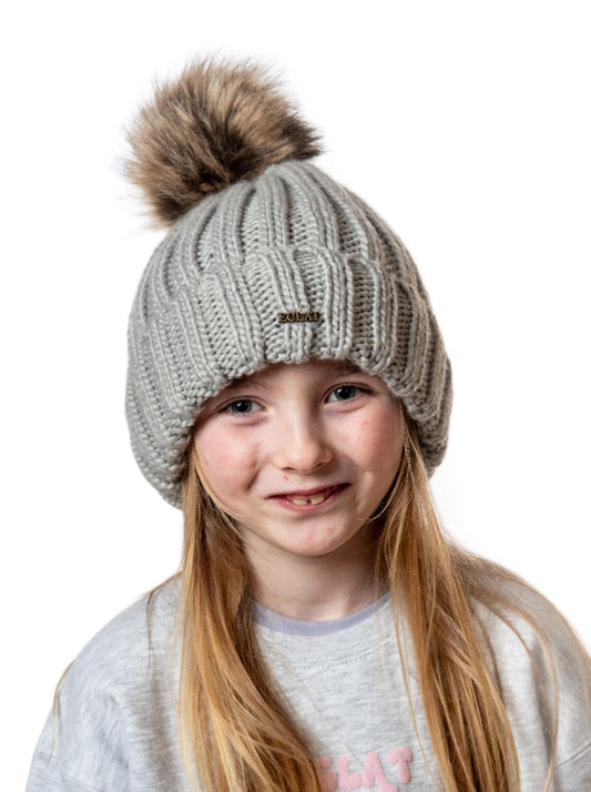 Pom Pom Hat (Grey) - Eclat Equestrian Online