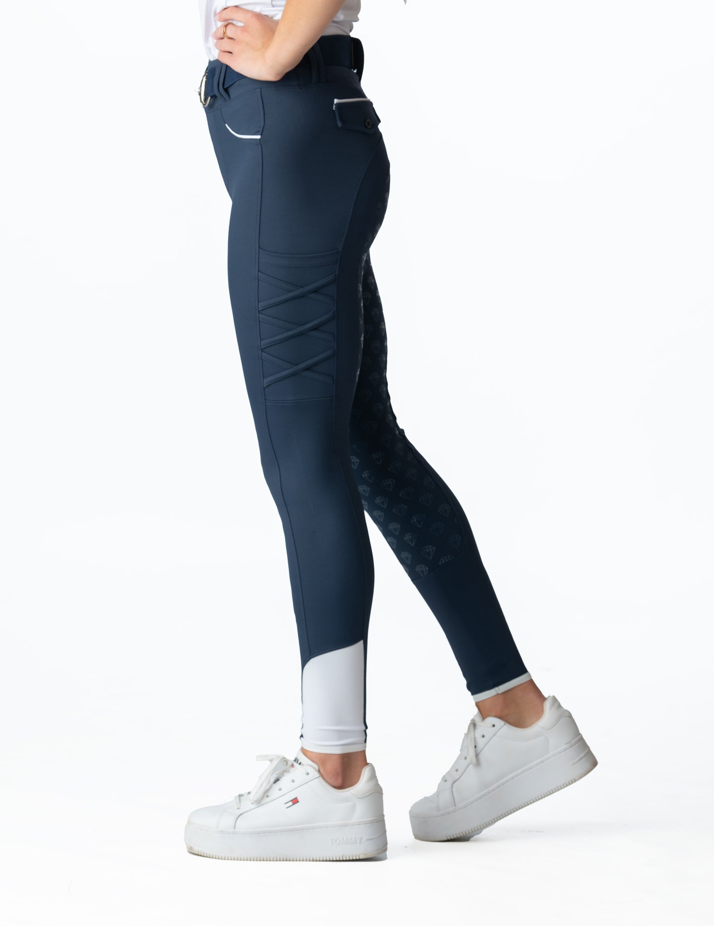 Full Seat Riding Leggings 'LegUps' (Navy)