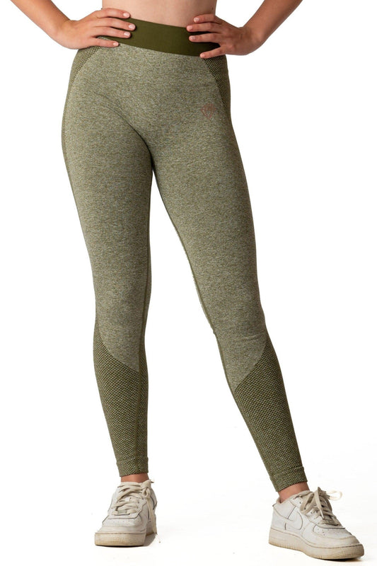 Power Leggings (Olive) - Eclat Equestrian Online