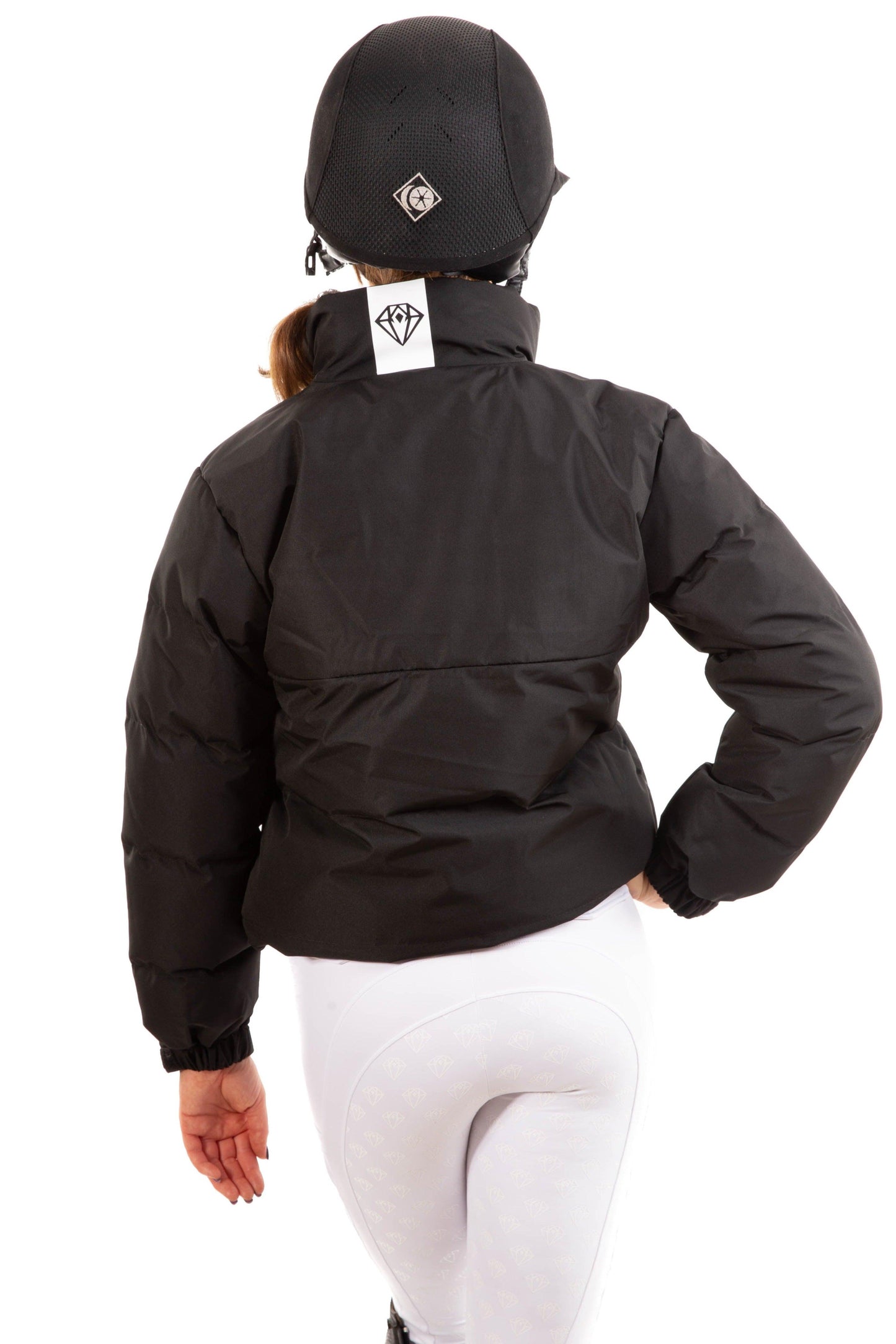 Puffer Jacket (Black/White)
