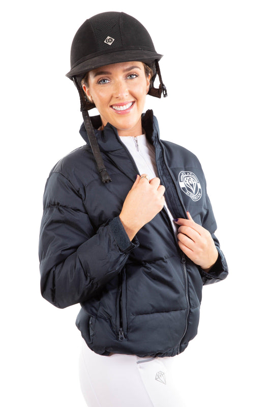 Puffer Jacket (Navy) - Eclat Equestrian Online