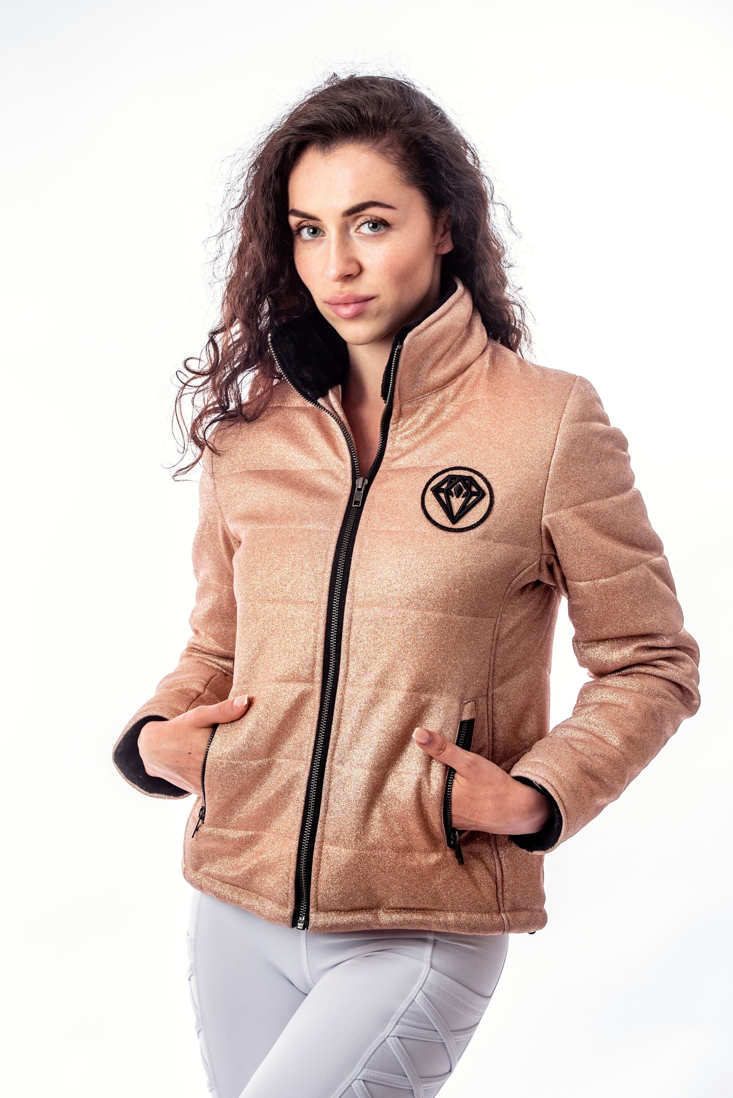 Glitter Jacket (Rose Gold)
