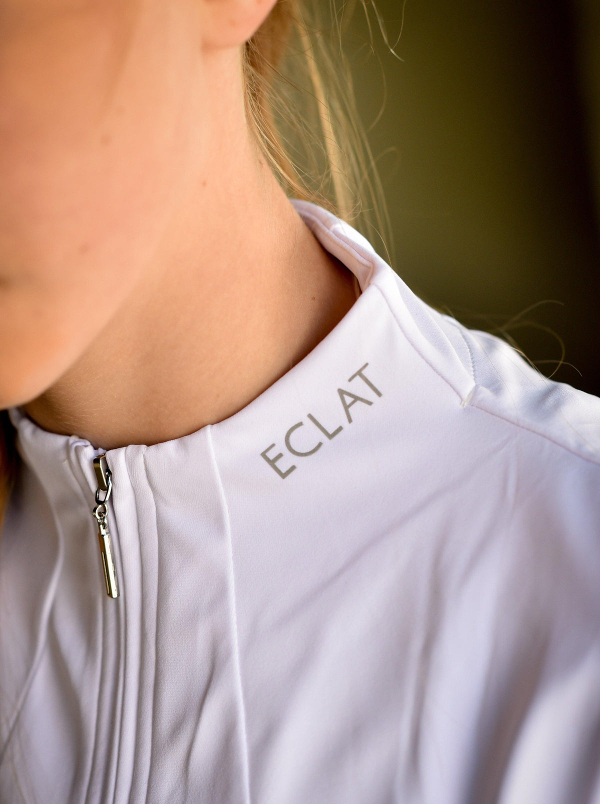 Young Rider Technical Base Layer (White) - Eclat Equestrian Online