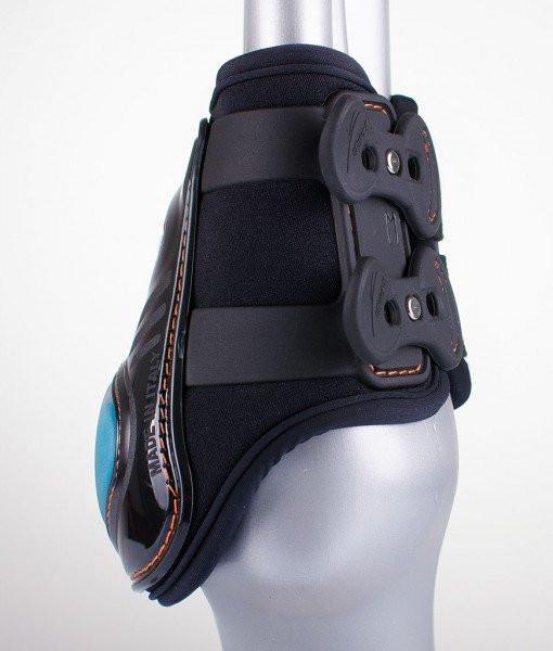eShock Rear / Fetlock Boots (Brown) - Eclat Equestrian Online