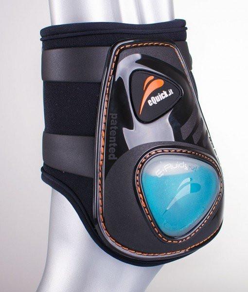 eShock Rear / Fetlock Boots (Brown) - Eclat Equestrian Online