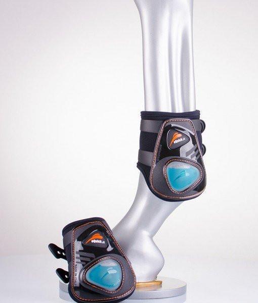 eShock Rear / Fetlock Boots (Brown) - Eclat Equestrian Online