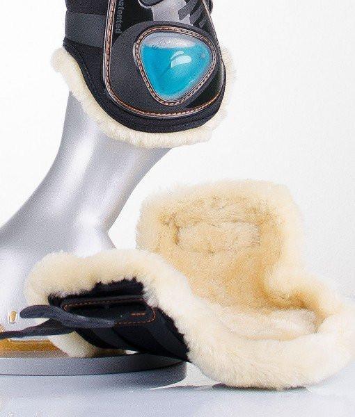 eShock Rear / Fetlock Boots (Brown) - Eclat Equestrian Online