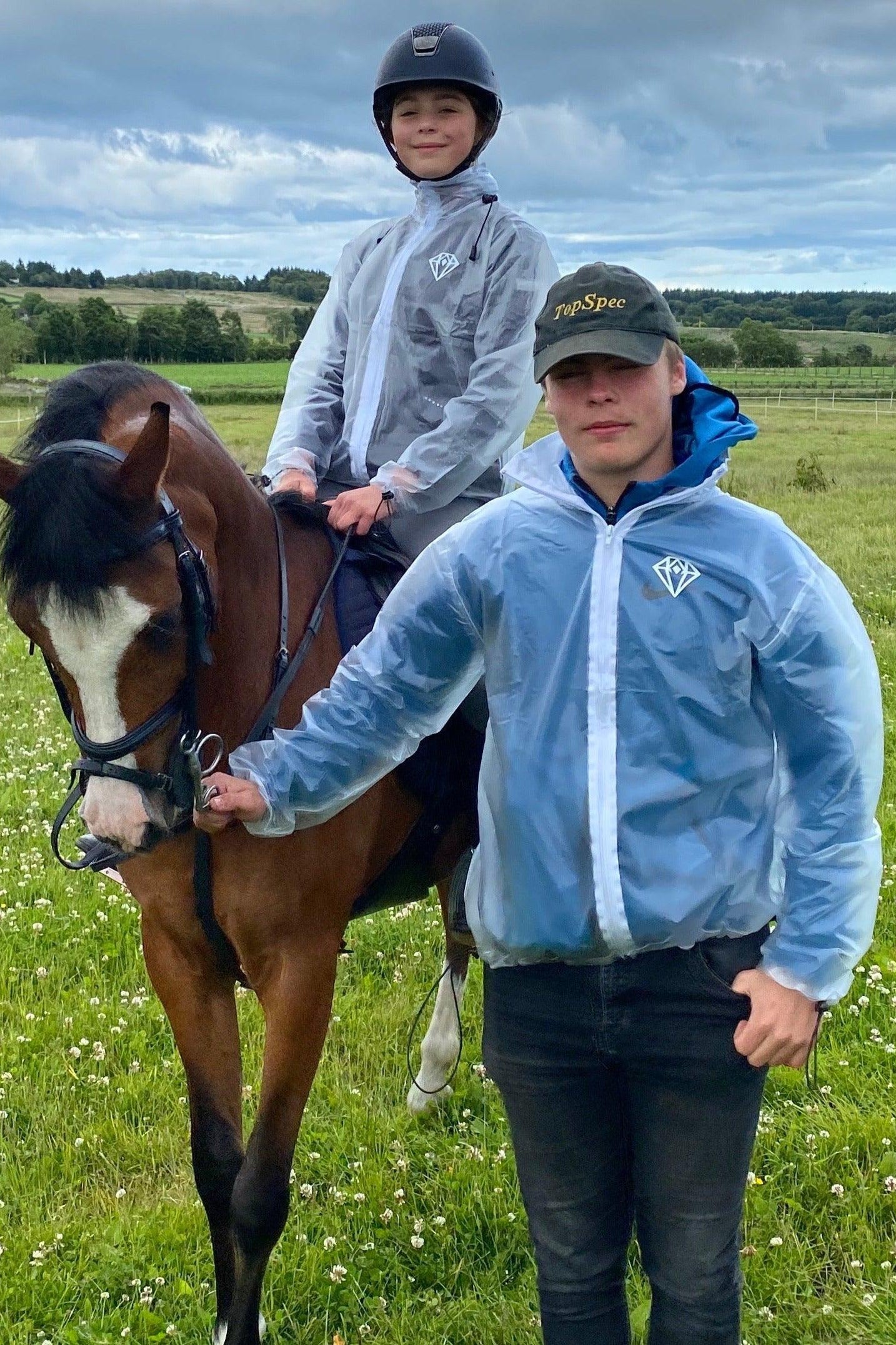 Clear Rain Jacket (Unisex) - Eclat Equestrian Online