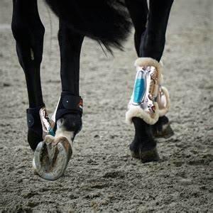 eShock Front / Tendon Boots by Equick (Limited Edition Rose Gold) - Eclat Equestrian Online