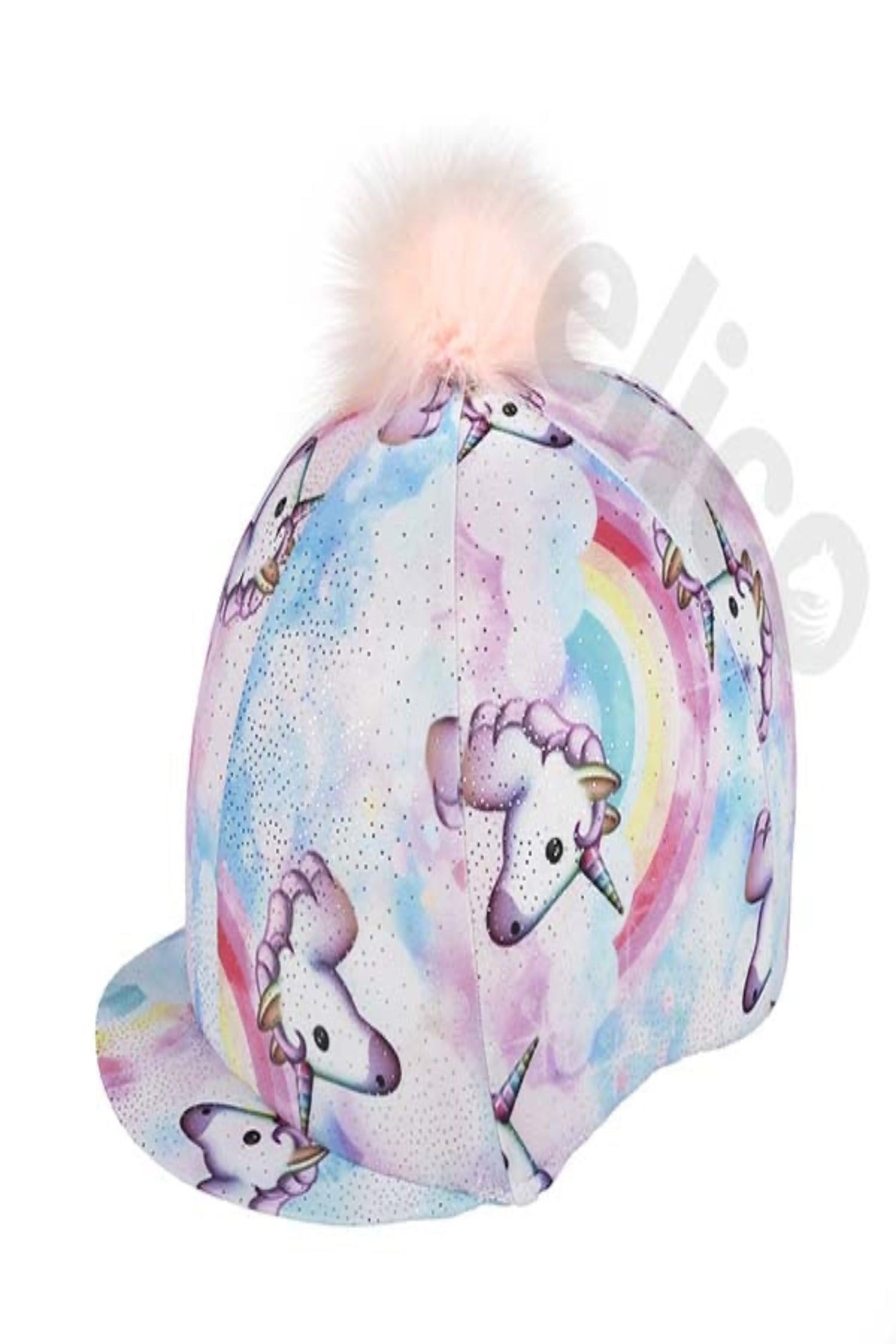 Pastel Unicorn Hat Cover / Hat Silk - Eclat Equestrian Online