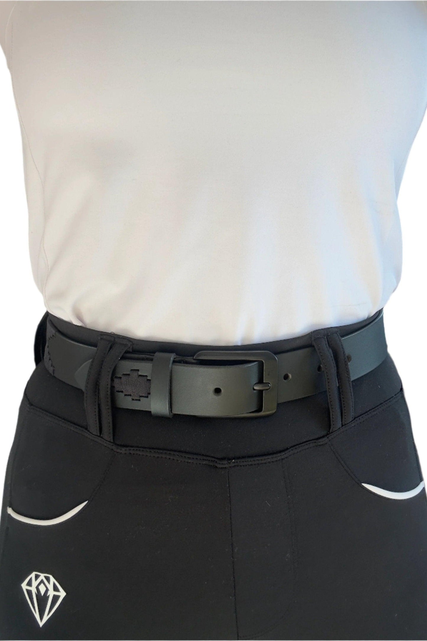 Matte Black Polo Belt