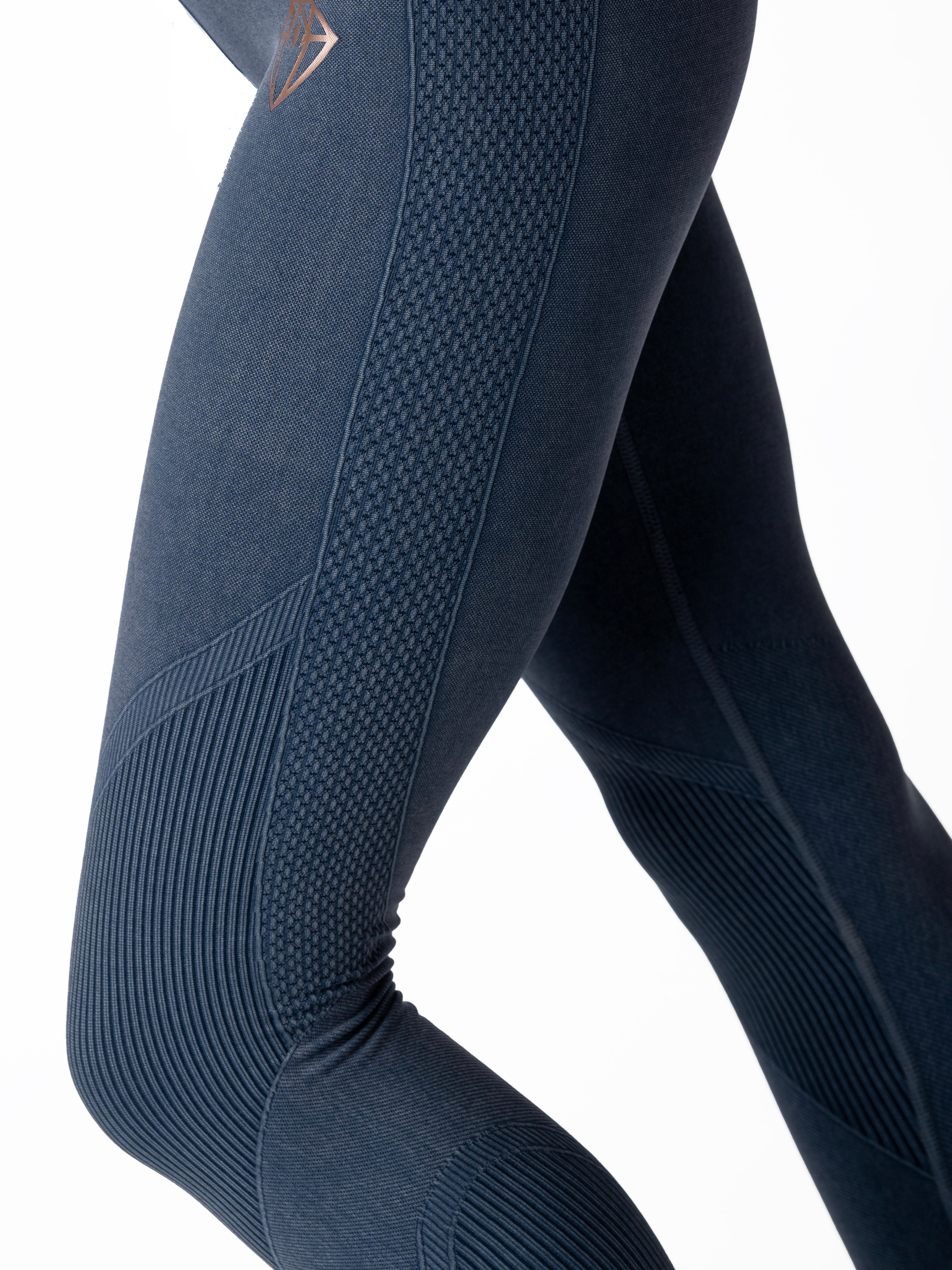 Blue Denim Look Legging | PrettyLittleThing