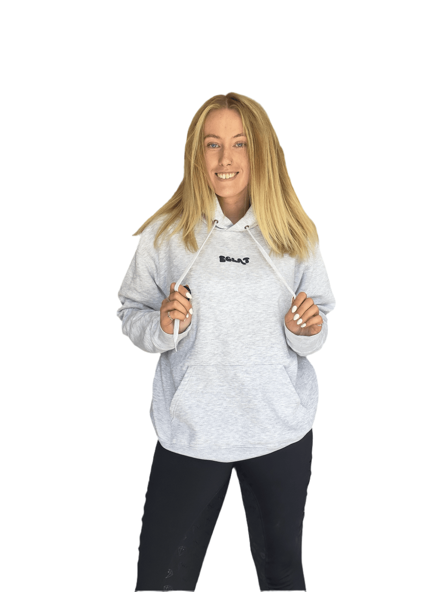 Season One Puff Hoodie (Grey/Black) - Eclat Equestrian Online