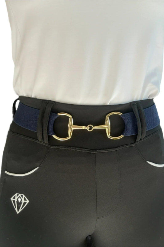 Snaffle Belt (Navy/Gold)