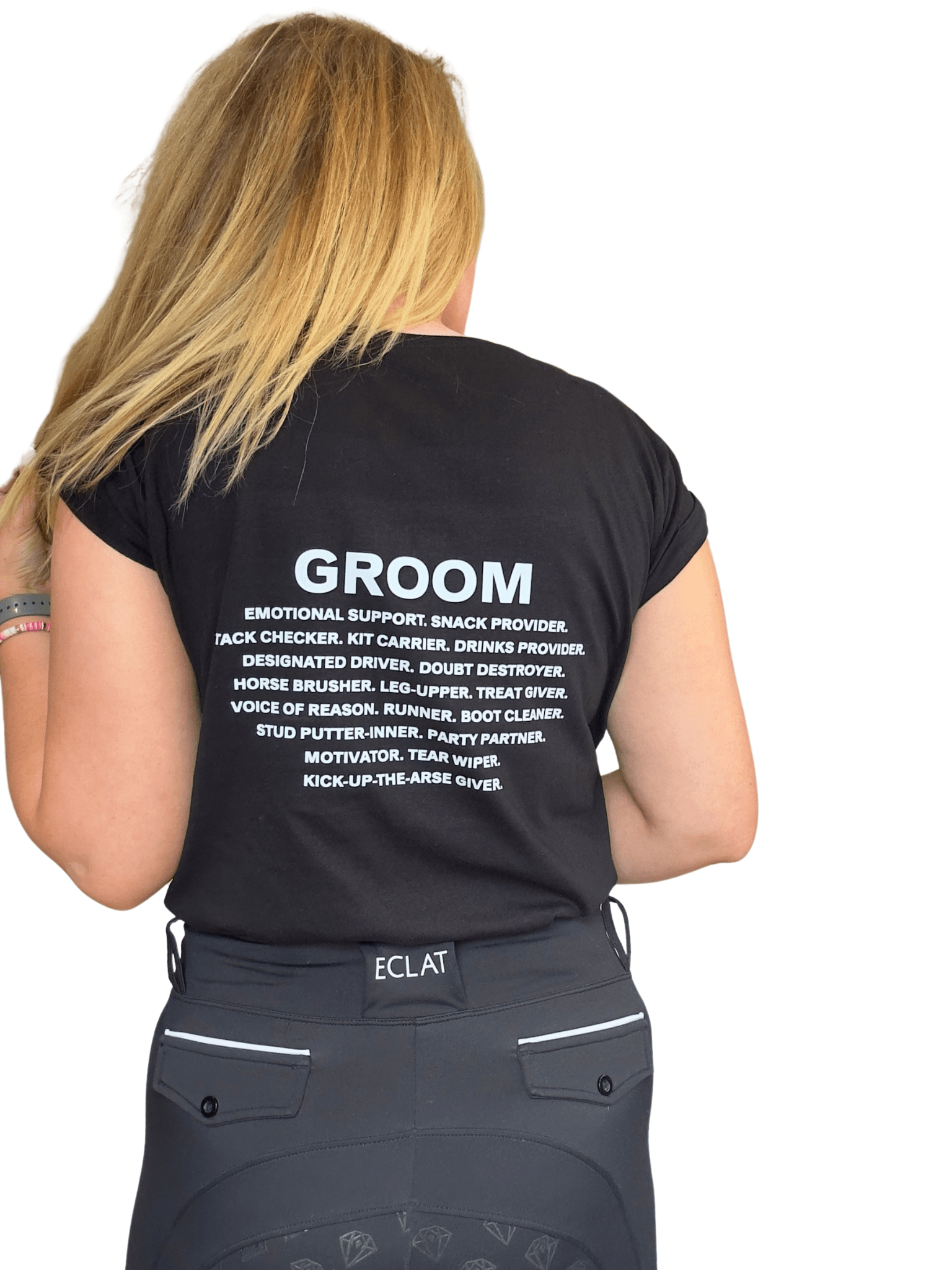 Groom Duties Tee - Eclat Equestrian Online