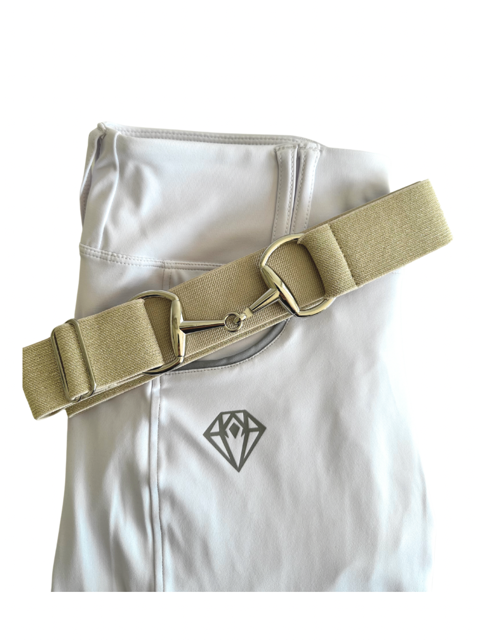 Snaffle Belt (Gold Sparkle)