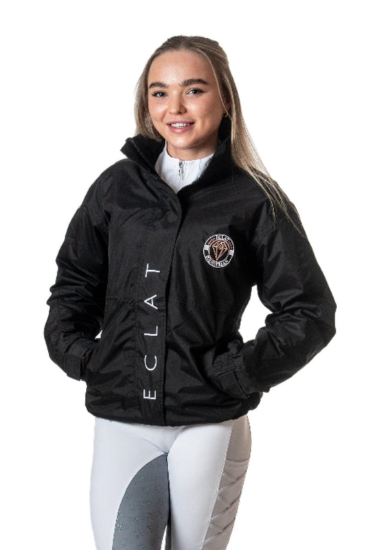 Waterproof Team Jacket (Black) - Eclat Equestrian Online