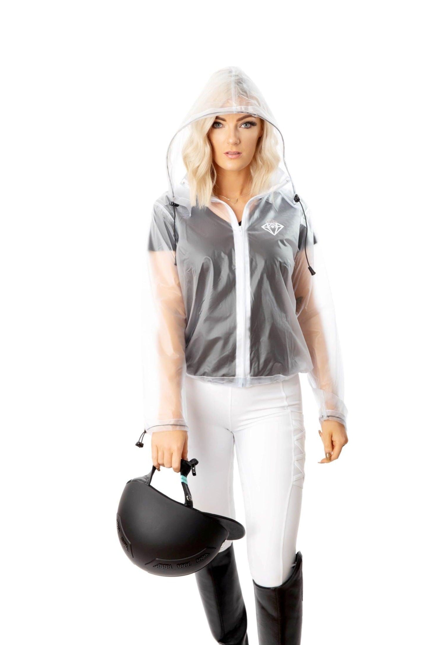 Clear rain jacket womens best sale