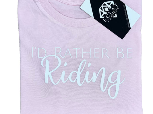 Young Rider 'RATHER BE RIDING' Tee